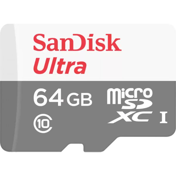 Memoria Micro SD SanDisk Ultra 100 MB/s C10 64GB 
