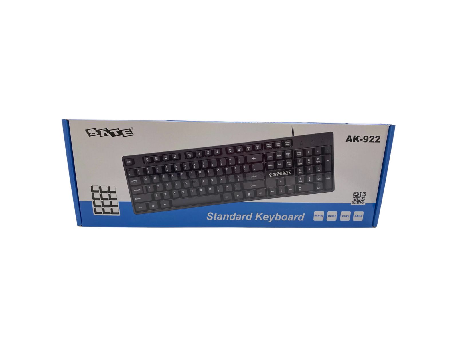 Teclado Satellite AK-922 USB - Negro (Espa&ntilde;ol)