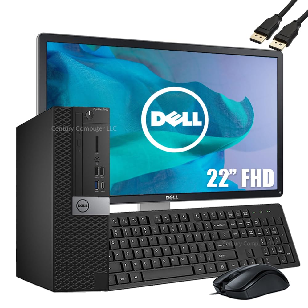 DESKTOP DELL MICRO OPTIPLEX 7050 I5-6500T 2.50GHZ/8GB/128 SSD/W10 PRO BLACK + MONITOR E2220H