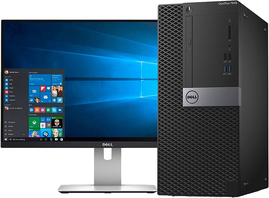 DESKTOP DELL SFF OPTIPLEX 3040 I3-6100/8GB/256 SSD/W10 PRO + MONITOR DELL 22'