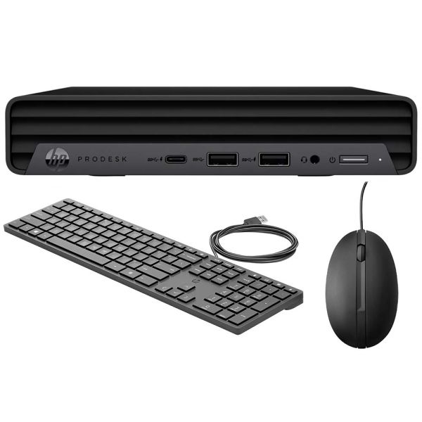 DESKTOP HP MINI PRODESK 400 G6 I3-10100T/8GB/256 SSD/FREEDOS/TECLADO/MOUSE