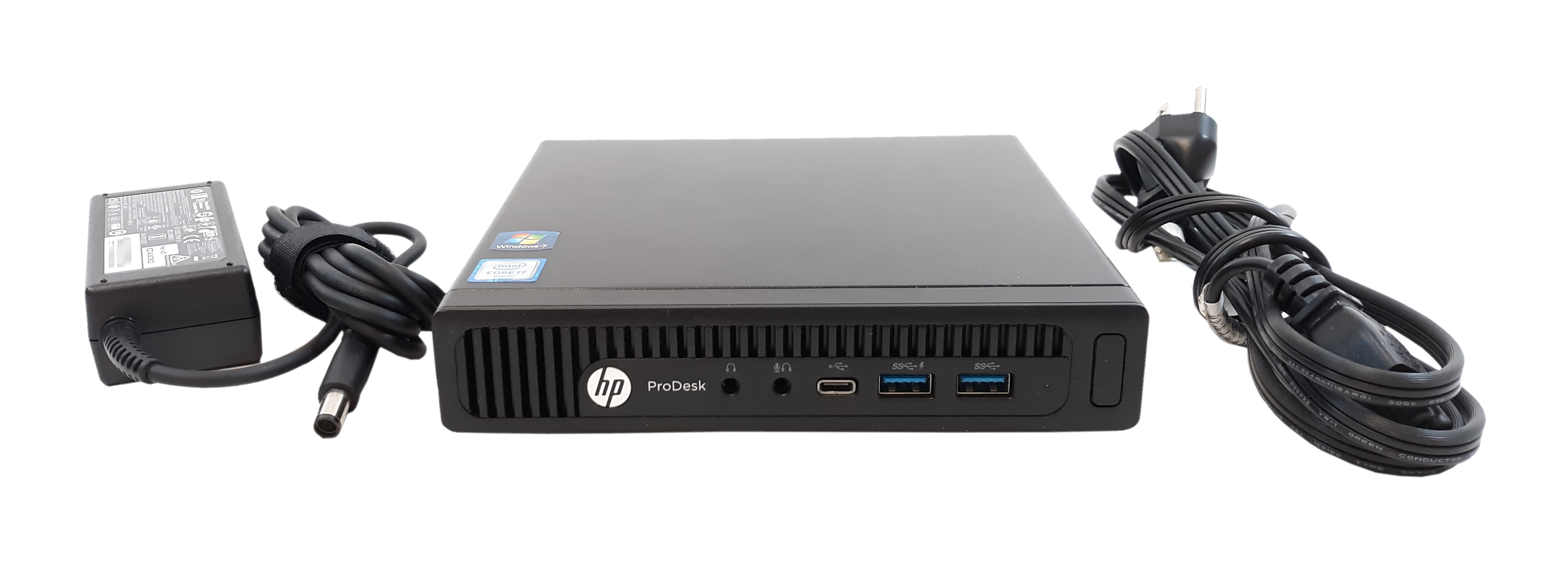 COMPUTADORA HP MINI PRODESK 600 G4 I7-8700T/8GB/256 SSD/W10 PRO NEGRA